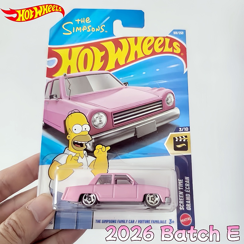 Hot Wheels Car Mainline - 本物のホットウィール 2026 E 1/64 メインラインシリーズ ケース入り