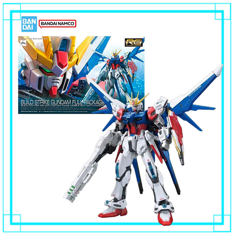 Bandai Model Gundam Rg - 在庫ありバンダイガンダム RG 1/144 ビルドストライクガンダムフルパッケージモデルキットアニメアクションフィギュア組み立てグッズおもちゃギフト