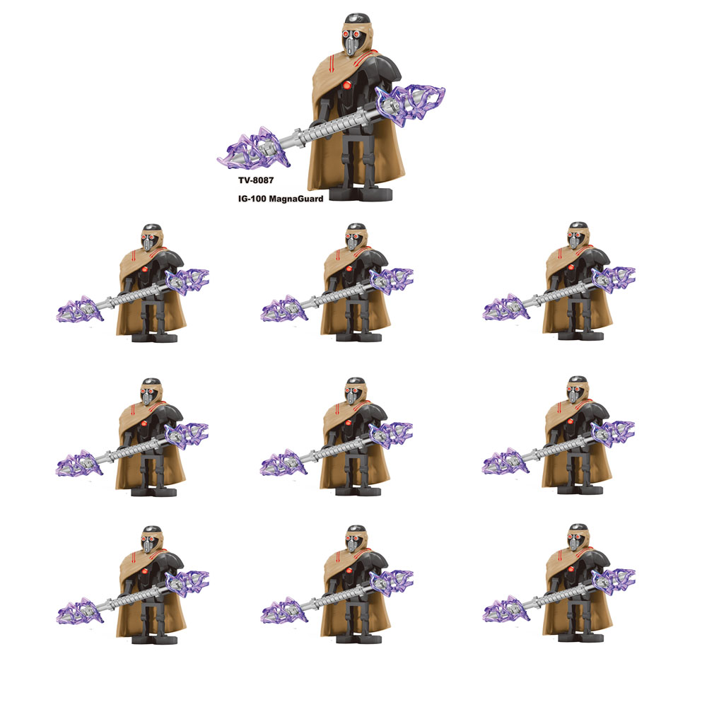 Lego Set Creator - 10個/セット 組み立てブロック クローン・トルーパー バトルドロイド・トルーパー ミニアクションフィギュア 組み立ておもちゃ