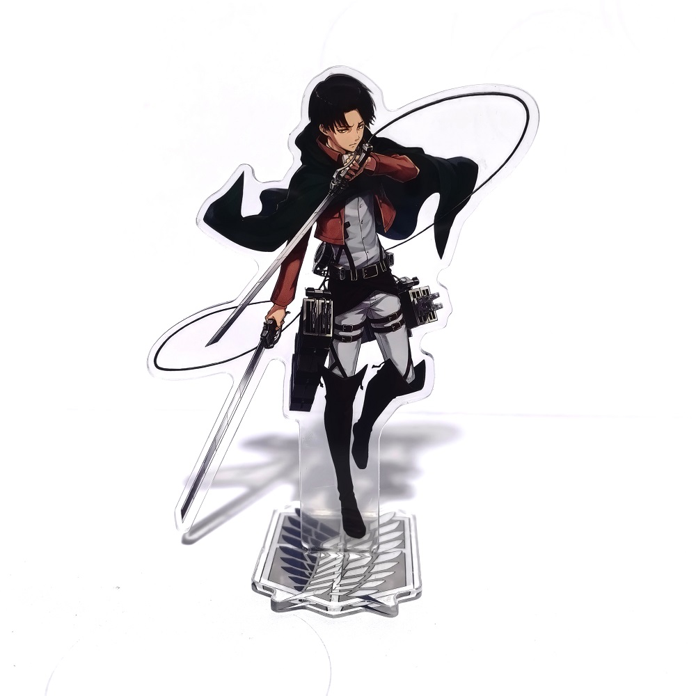タイタンアクリル立ちエレンミカサリヴァイアーウィンアルミンア - Action Figure Stand のレビューと価格