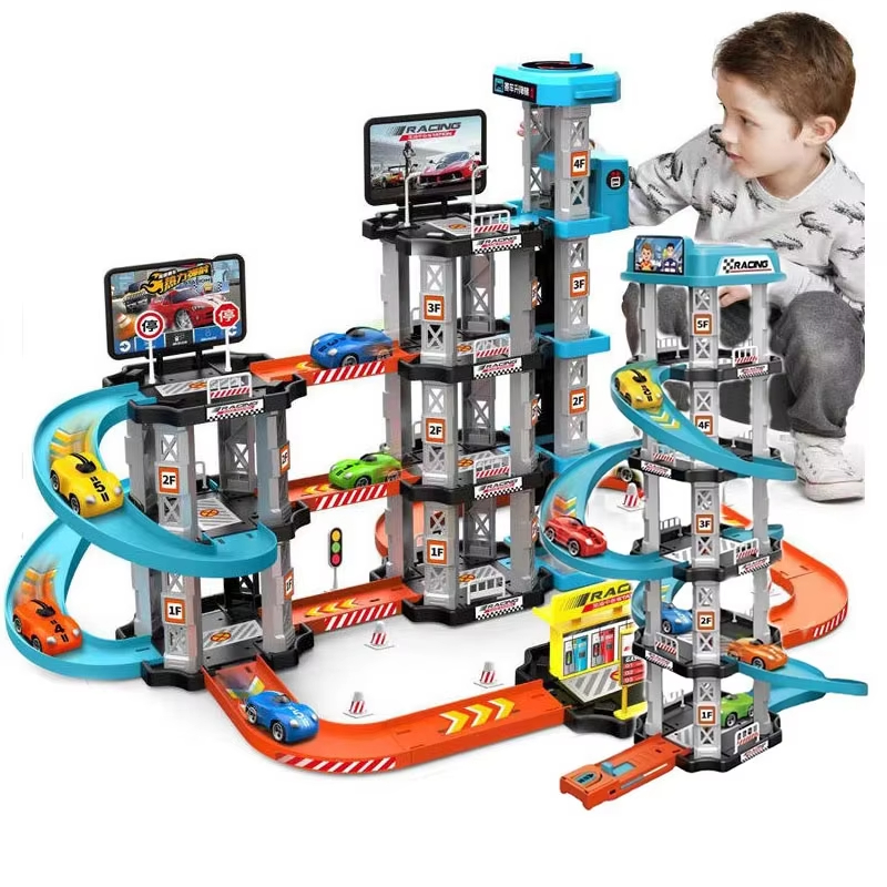 カーレーストラック ランプおもちゃ 子供用ガレージ カタパル - Hot Wheels Car Track Sets のレビューと価格