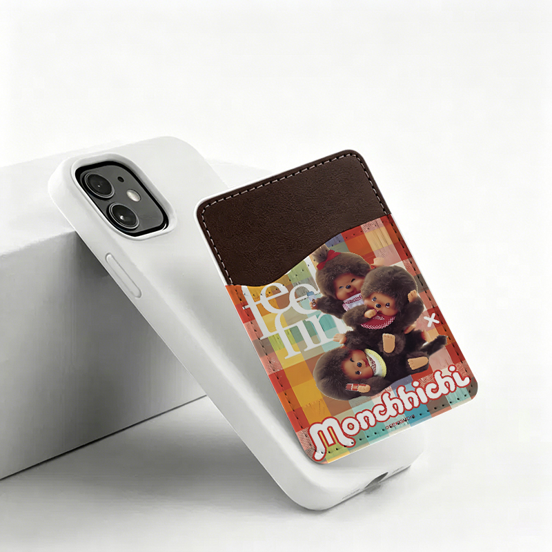 モンチッチ スマホ財布 男女兼用 PUレザー製 スマホ背面用 - Card Top Loader のレビューと価格