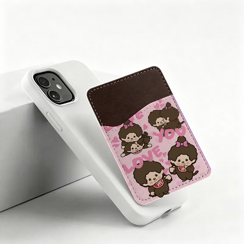 モンチッチ スマホ財布 男女兼用 PUレザー製 スマホ背面用 - Card Top Loader のレビューと価格