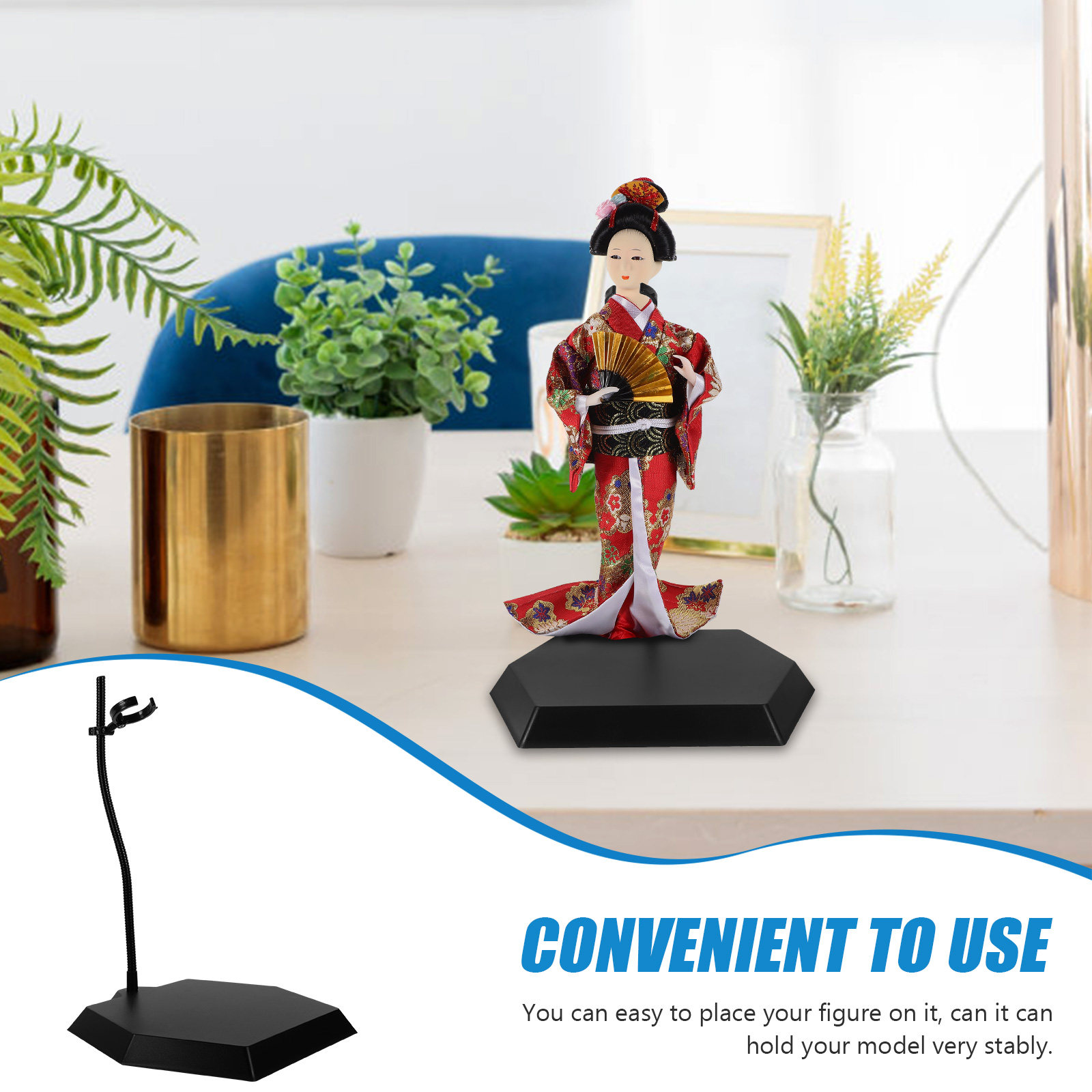 高さ調節可能なアクションフィギュアスタンド。柔軟な蛇の形をし - Action Figure Stand のレビューと価格