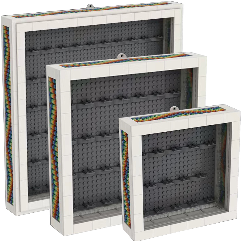 Moc idea-ミニチュアフィグウォールディスプレイフレー - Lego Minifigure Holder のレビューと価格