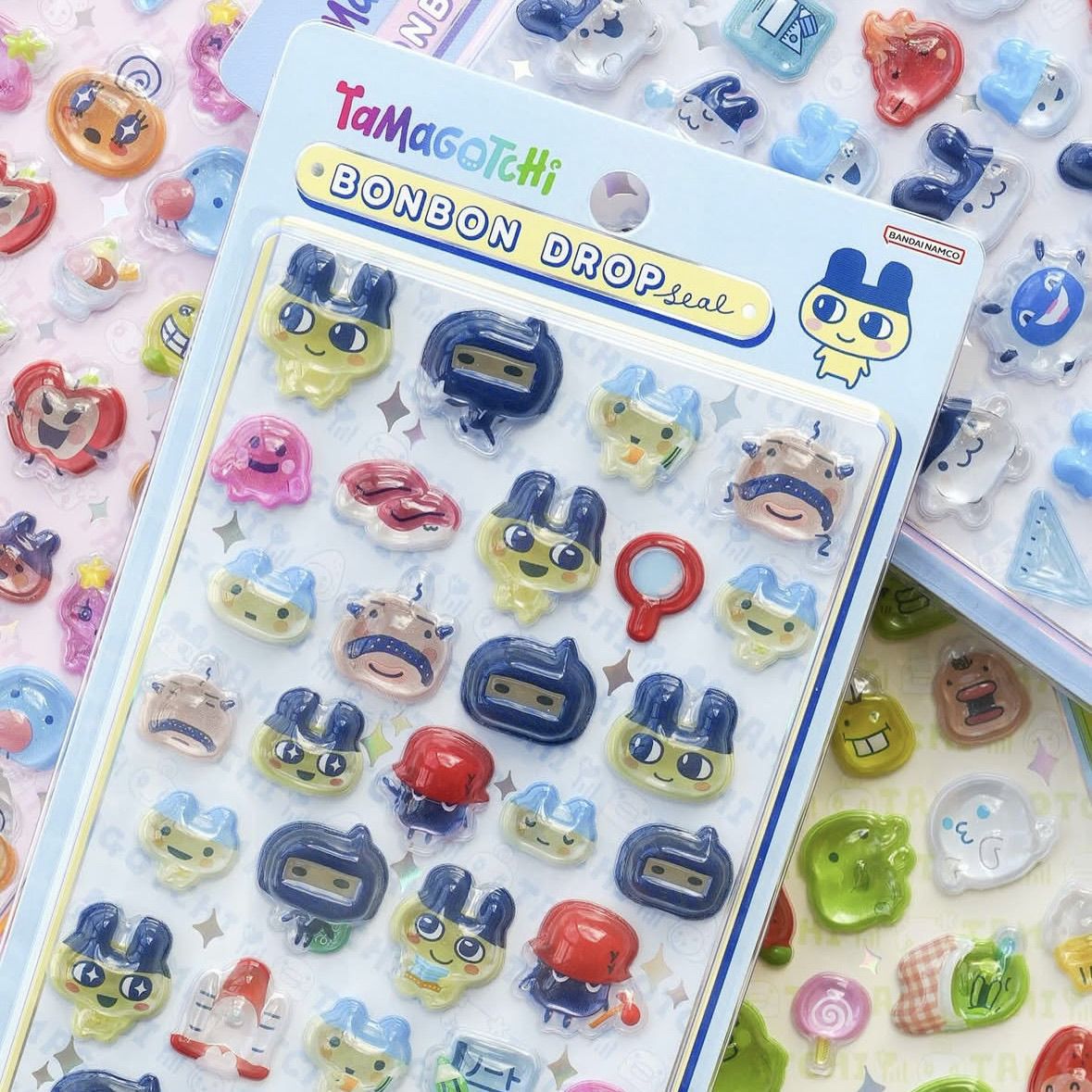 たまごっち3Dステッカー - かわいい漫画の多色デカール、子 - Bandai Model Tamagotchi のレビューと価格